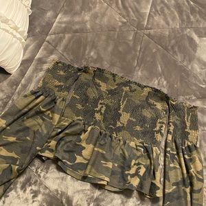 Camo UO Top